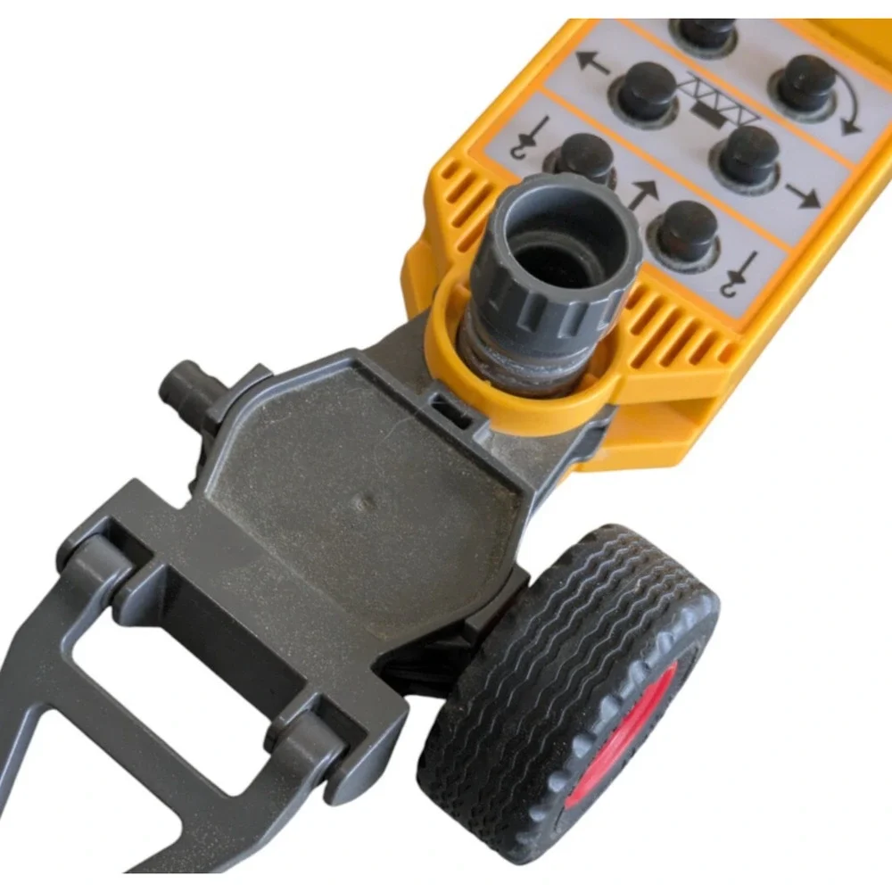 Playmobil 3262 Electronic Crane Yellow Construction As Is Incomplete Set 2003